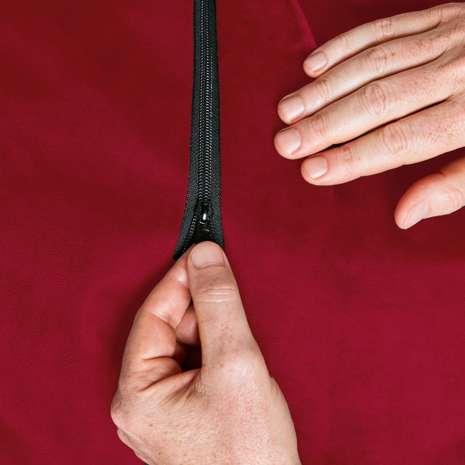 Removable, machine-washable cover and liner